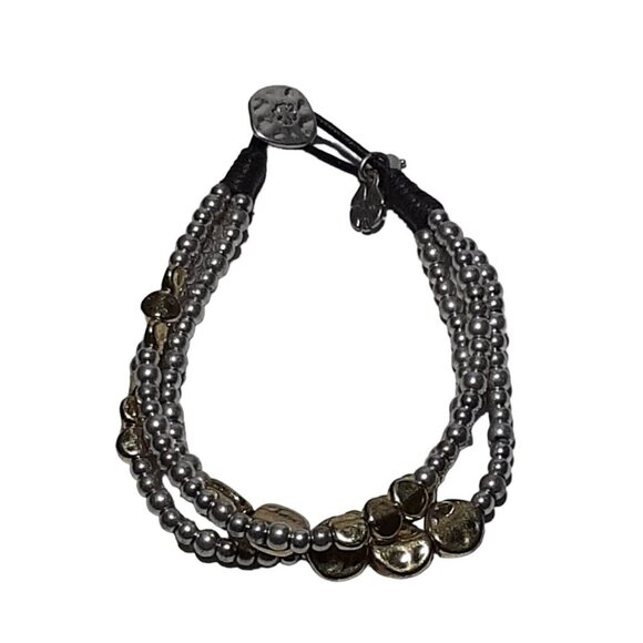 Lucky Brand Mixed Metal Beads Charm Bracelet Luck Shamrock Clover St Patricks - Picture 15 of 15